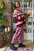 Moorland Lodge Cardigan Burgundy